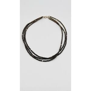 Silpada Sterling 925 Silver Triple Multi Stand Black Bronze Beaded Necklace